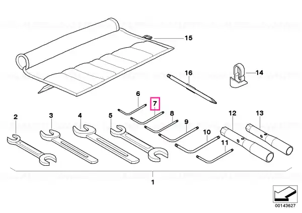 Cumpărături sigure Torx wrench 30 - BMW Motorrad