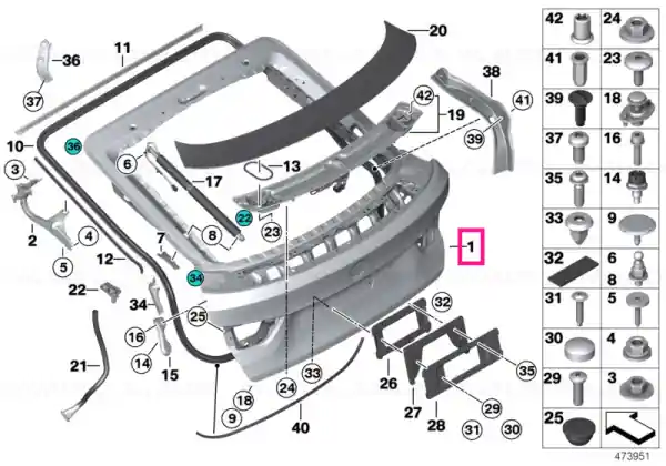 Cel mai bun preț Trunk lid - BMW