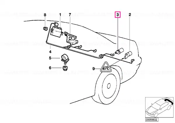 Senzor ultrasonic SAHARABEIGE - BMW Super ofertă