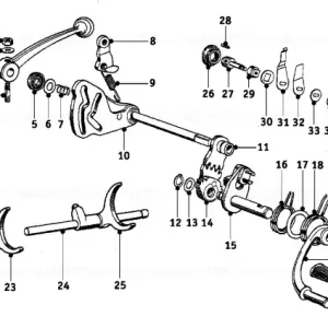 Shifting fork 1.U.2.GANG - BMW Motorrad Livrare gratuită