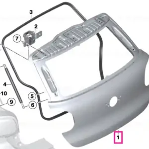 Retur gratuit Trunk lid - BMW - Mini