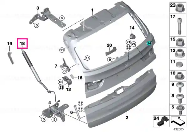 Ofertă limitată Spindle drive, left - BMW