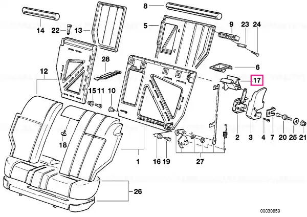 Left recessed grip - BMW Discount