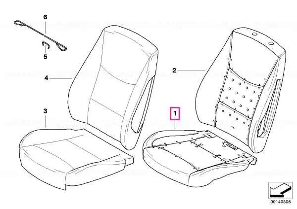 Reduceri Seat upholstery - BMW