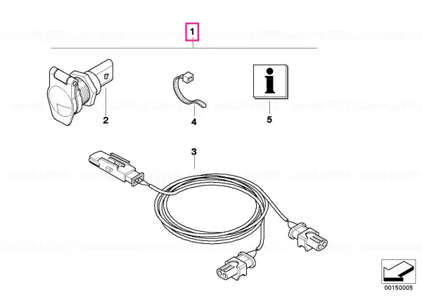 Bestseller Retrofit kit, socket - BMW Motorrad