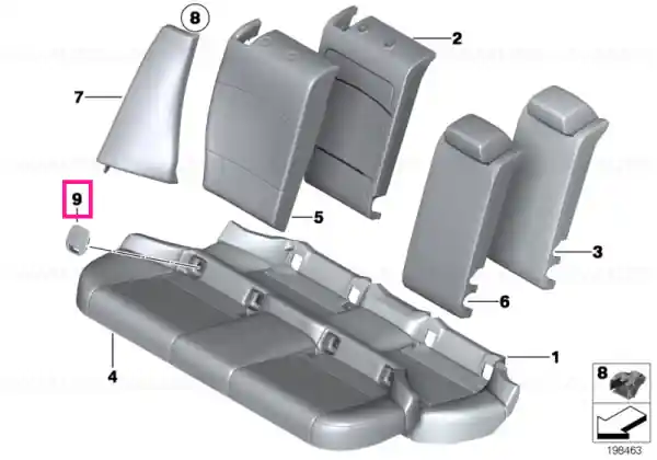 Ultima șansă Capac Isofix OYSTER - BMW