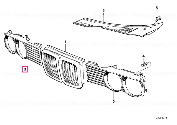 Grille right - BMW Mai ieftin