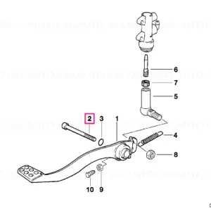 Șurub ISA cu șaibă M8X80 - BMW Motorrad Reducere specială