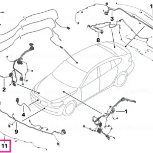 Wiring front - BMW Retur ușor