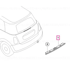 Popular Third stoplamp white - BMW - Mini