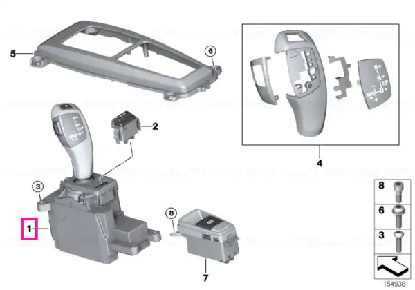 Preferatul clienților Întrerupător selector treapt - BMW
