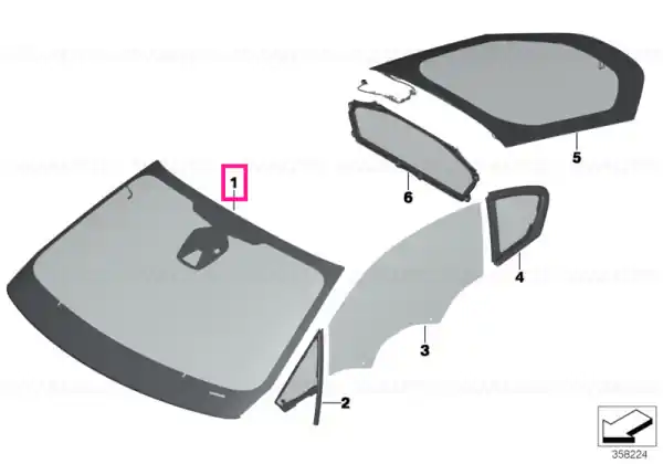 Retur ușor Windshield BASIS - BMW