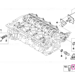 Șurub ISA M6X15 ZNNIV SI - BMW - Mini Doar azi