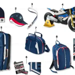 Sew-on patch set Motorsport - BMW Motorrad Bestseller