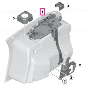 Comandă acum Locking mechanism, top LINKS - BMW Motorrad
