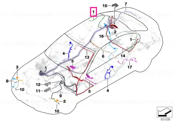 Expediere rapidă Cablu reparatie airbag cap/ECU - BMW