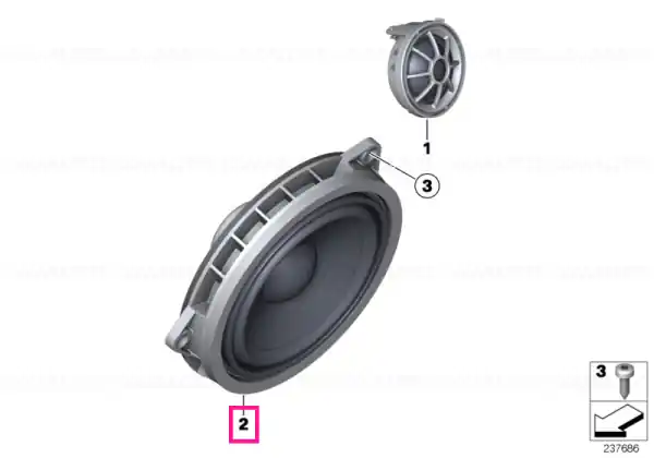 Ofertă Midrange speaker for hifi system - BMW