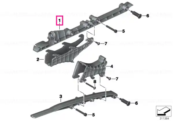 Chain slide rail - BMW Motorrad Cumpără online