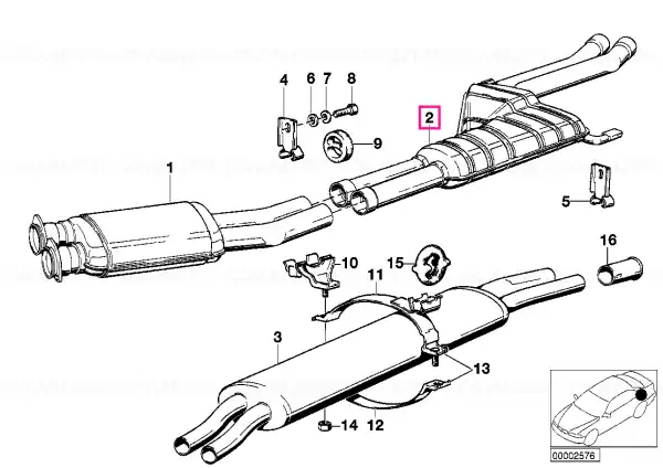 Ultima șansă Centre muffler - BMW