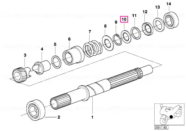 Spacer 17X25X1,70 - BMW Motorrad Vezi acum