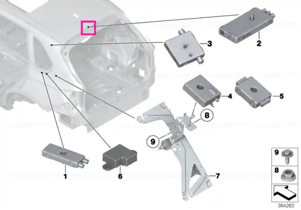 Antenna amplifier, Diversity - BMW Preț redus
