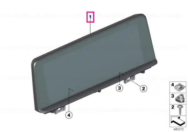 Preț promoțional Central information display 6,5" - BMW