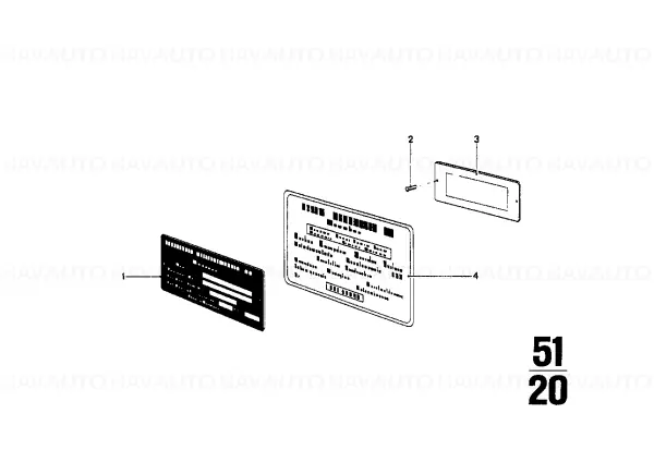 Retur ușor Label REIFENLUFTDRUCK - BMW