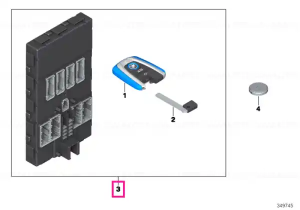 Set telecomanda radio cu BDC - Basic 434 MHZ - BMW Reducere extra