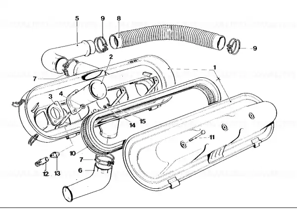 Air filter element - BMW Preț mic