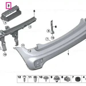 Capac aerisire spate - BMW - Mini Livrare expres