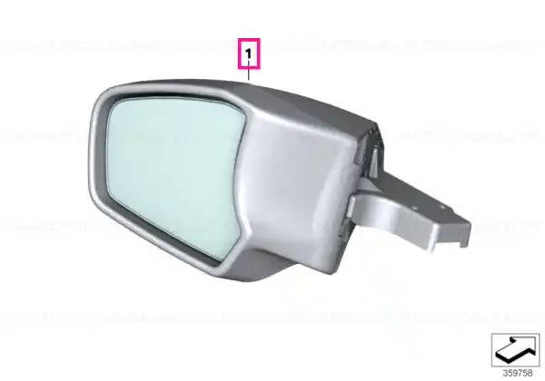 Mirror, right - BMW Motorrad Comandă acum