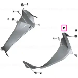 Comandă acum Capac interior dreapta - BMW Motorrad