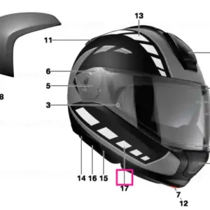 Chinpiece,helmet 6/6EVO,saphirschwarzmet - BMW Motorrad Expediere rapidă