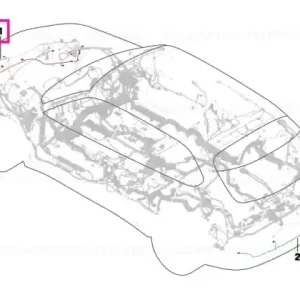 Wiring harness, front end - BMW Reducere