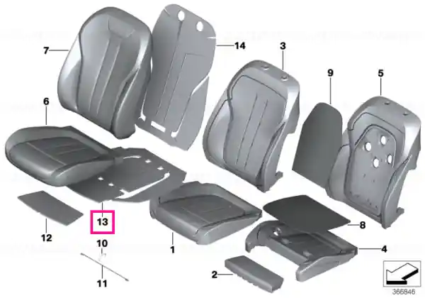 Heating element, comfort seat - BMW Preț redus