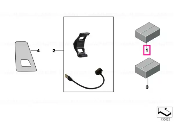 Nu rata BMW Click & Drive system IPHONE KIT