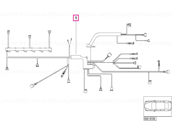 Ofertă de sezon Cablaj motor modul motor - BMW
