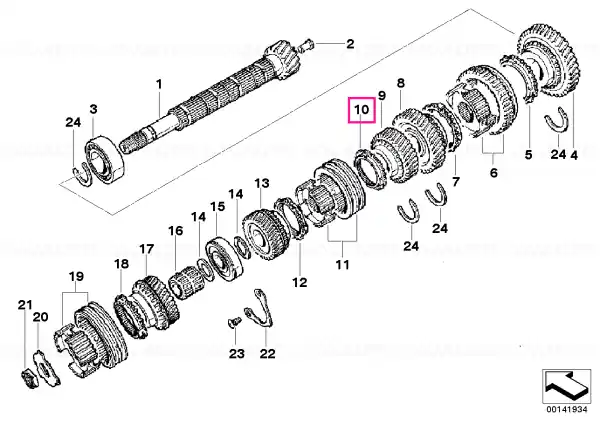 Exch. synchronizer ring - BMW - Mini Expediere rapidă