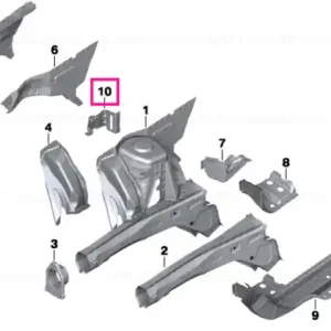 Disponibil imediat Left supporting strut reinforcement - BMW - Mini
