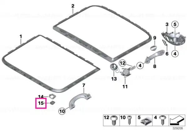 Reduceri Capac microfon hands-free CARBON BLACK - BMW - Mini