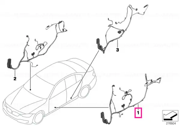 Reducere extra Wiring drivers side - BMW