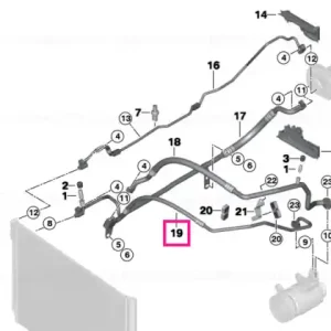 Vezi acum Furtun presiune compresor-condensator R134A - BMW