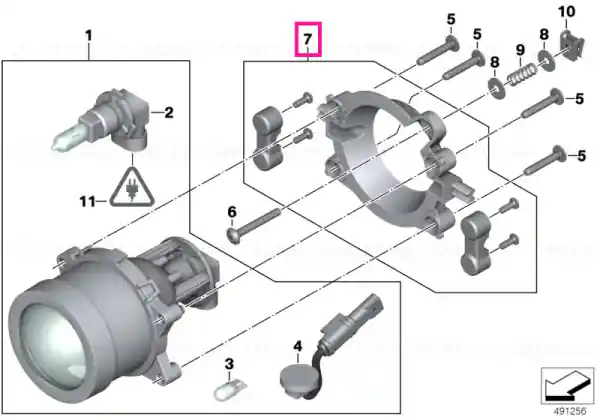 Reduceri Set suport far lung - BMW Motorrad