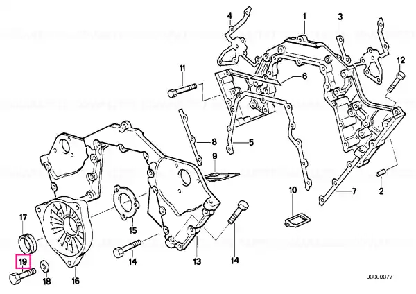 Cumpără online Șurub ISA M6X16-8.8-ZNS3 - BMW Motorrad
