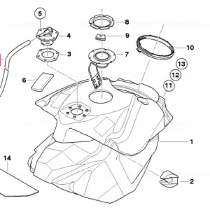 Cumpărături sigure Furtun L=1270MM - BMW Motorrad