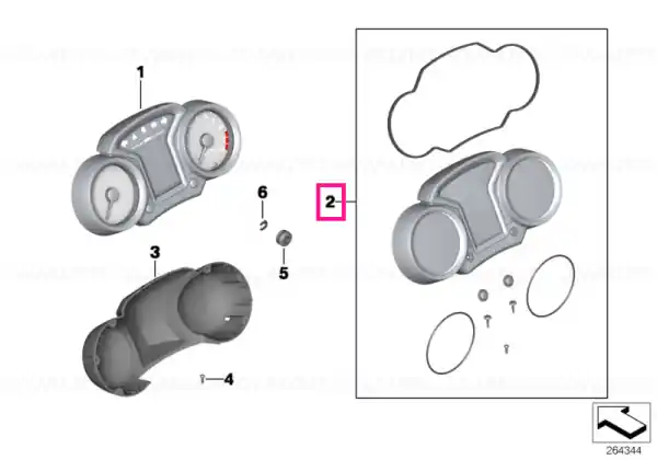 Kit reparație ceas bord - BMW Motorrad Reducere