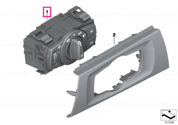 Control element light - BMW Livrare rapidă