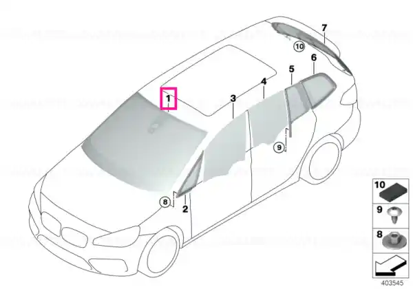 Windshield RLS - BMW Retur ușor