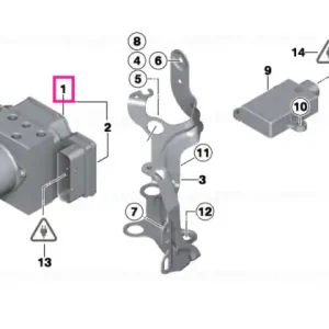 RP hydraulic unit DSC - BMW - Mini Reducere de preț