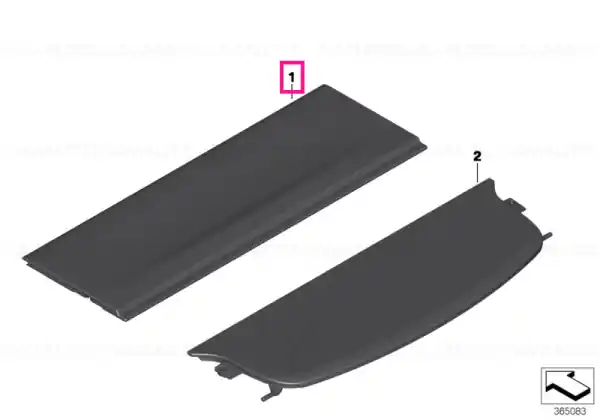 Husa incarcare ascunsa SCHWARZ - BMW Cumpără online